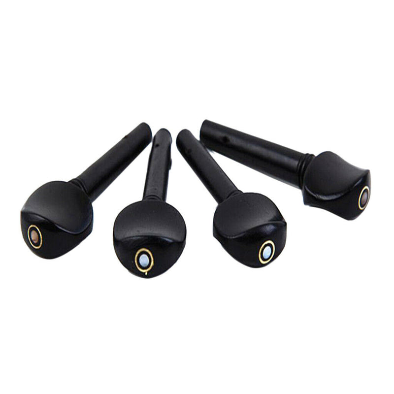 4 Pcs 4/4 Violin Fiddle Tuning Pegs Violin Replacement Parts For Violinist