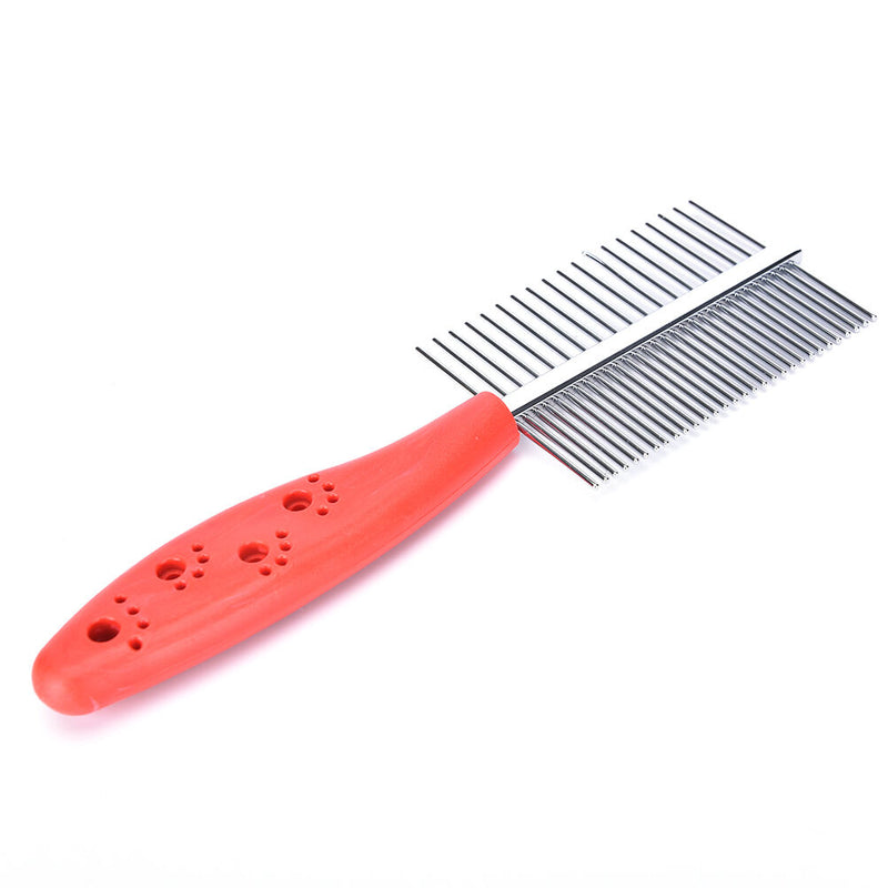 Grooming Pet Hair Grooming Two-sized Dense Comb Tooth Slicker Brush For Dogs  3C