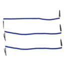 Dental plastic patient bib alligator clips chains napkin holder flexible coil BX
