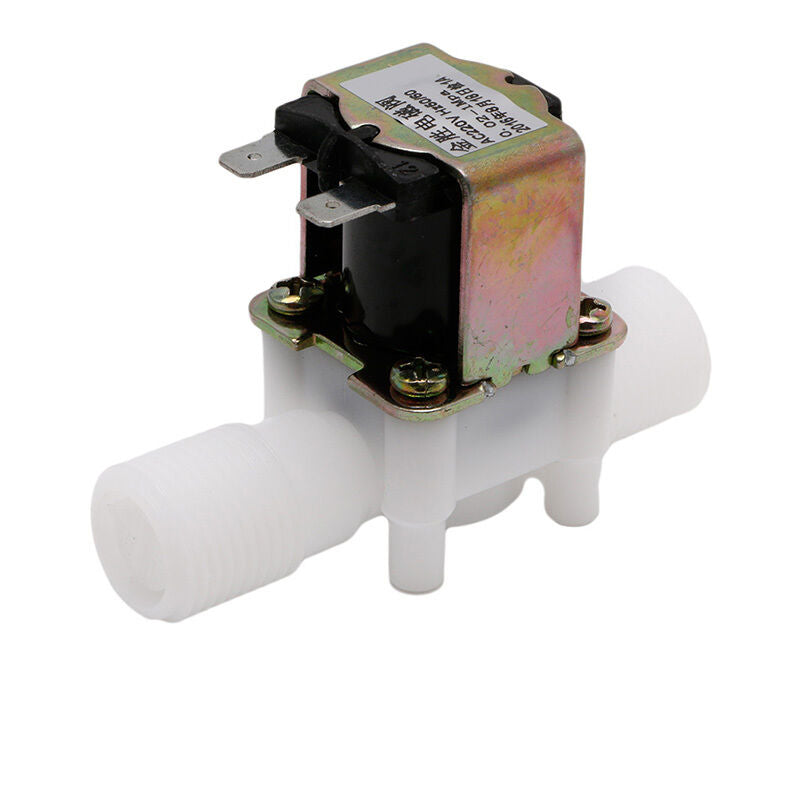 1/2" AC220V Magnetic N/C Electric Solenoid Valve Water Air Inlet Flow Switch