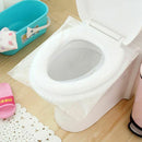 50pcs Disposable Travel Safety PE Plastic Toilet Seat Cover Mat Cushion Mat O7I5