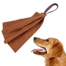 Leather Puppy Dog Bite Rag Tug Toys with For Puppy NEW Training Bite L2K4