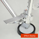 Non Slip Degrees Collapsible Fishing Chair Pedal Groove Aluminum Alloy