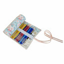 Canvas Pencil Wrap, Pencils Roll Pouch Case Hold For 48 Colored Pencils Pen
