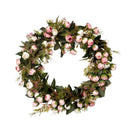 Christmas Flower Wreath Rose Garland With Elegant Best For Home Wall Door A