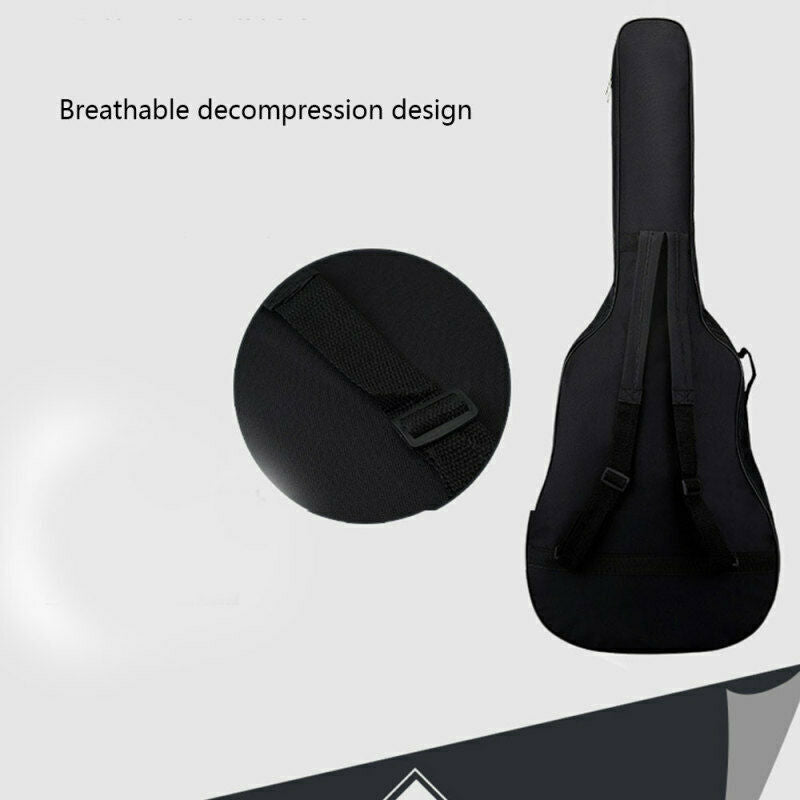 41Inch Acoustic and Classical Guitar Carrying Carry Case Thick Sponge Bag Holder