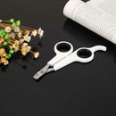 Pet Nail Toe Clipper Scissors Stainless Steel Dog Claw Cutter(White Black) A