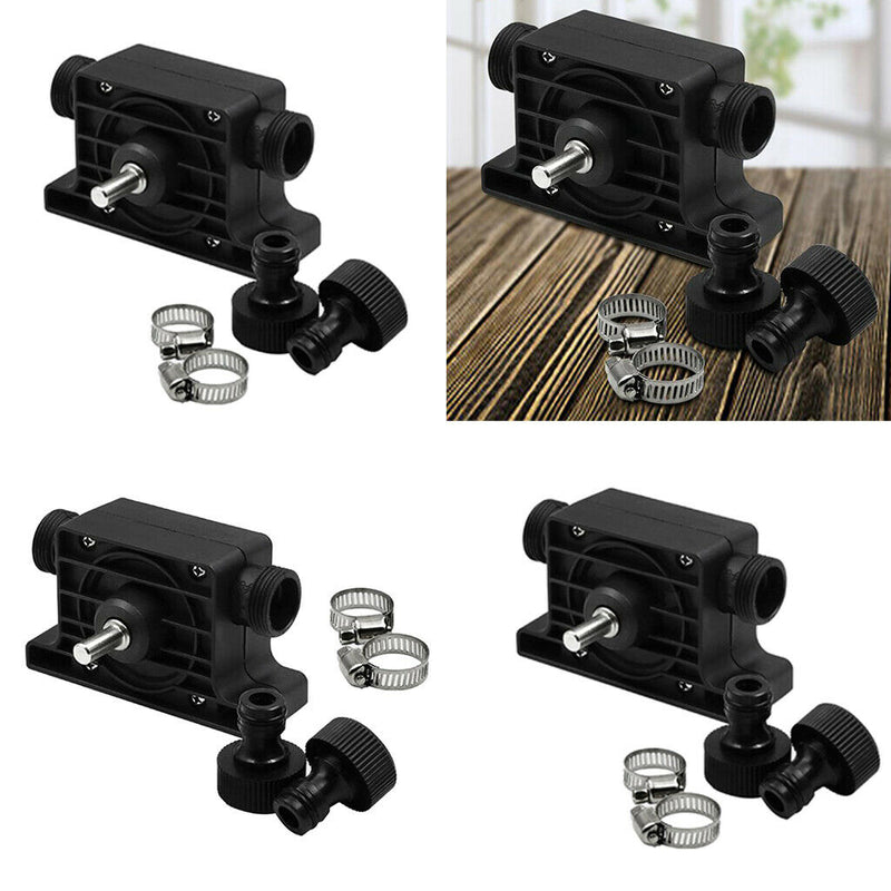 3 Set Plastic Portable Electric Drill Oil/Water Pump Self Priming Transfer Pump