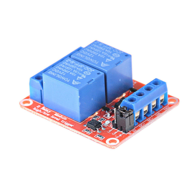 2Channel 12V Relay Module Board Shield With Optocoupler Support Trigger Relay Bj