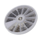 600pcs Tiny Glasses Screws Nuts Watch Repair Tool Kit in 12 Grids Round Box,