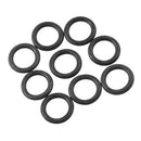 10 Pcs 16.5mm x 11.2mm Flexible Rubber O Ring Oil Seal Gaskets Black Q5I1
