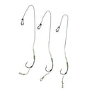 3 Pieces Fishing Hair Rig Braided Thread Carbon Steel Hooks Boilies Carp Rig