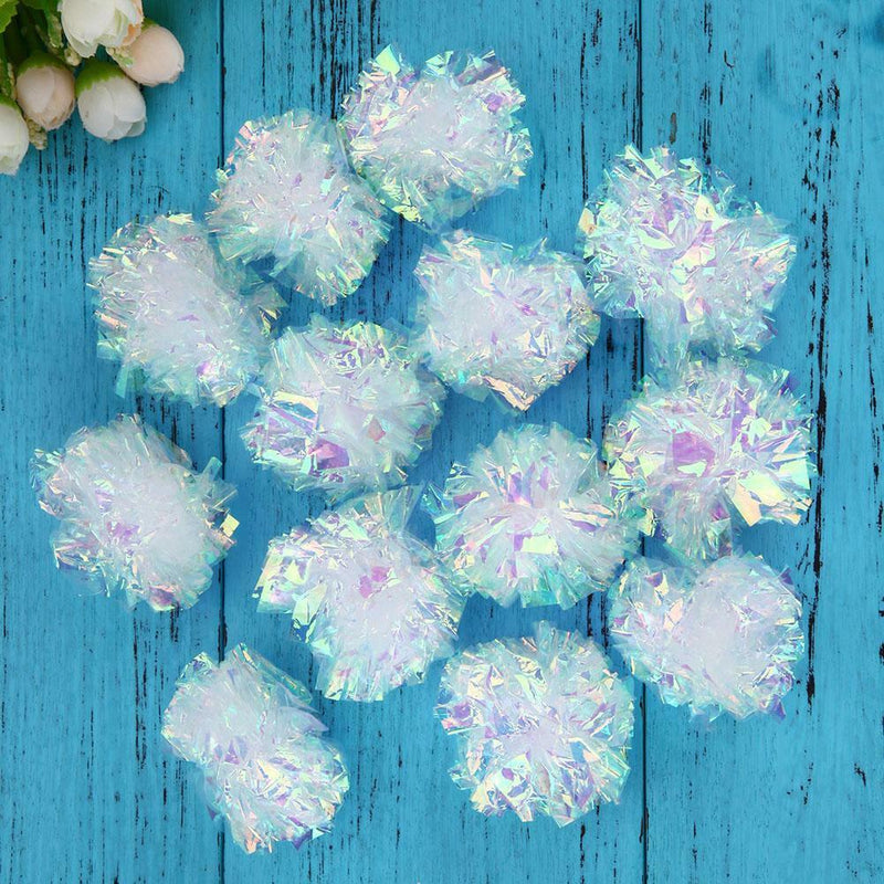 12pcs Crinkle Crackle Balls Cat Toys Interactive Sound Ball Big Nylon Balls Toys