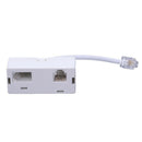 RJ11 Male Plug to RJ11 UK BT Telephone Socket Adapter Splitter
