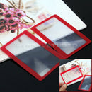 2x Handy Pocket Credit Card Sized PVC Wallet Clip Reading Magnifying Magnifier