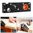 Adjustable Chamfer Plane Wood Working Hand Planer for Edge Planing Black