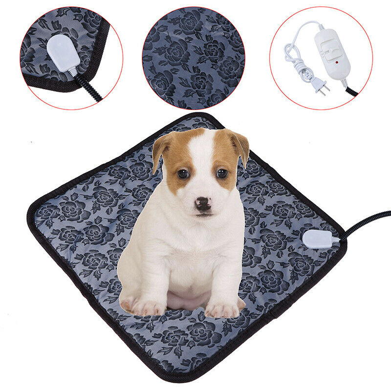 Pet Heated Warm Pad Puppy Dog Cats Large Electric Waterproof Bed Mat Heater Ma_