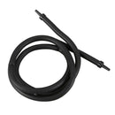 10mm Diameter Rubber Tube Aquarium Air Curtain Bubble Diffuser Black 120cm