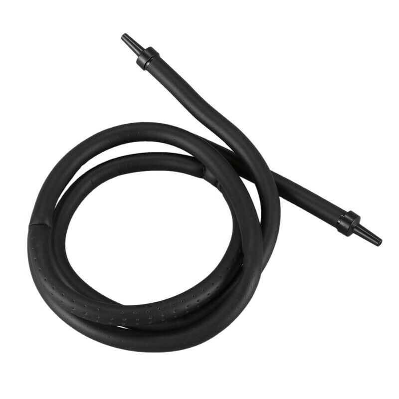 10mm Diameter Rubber Tube Aquarium Air Curtain Bubble Diffuser Black 120cm