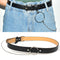 Gothic Chain Belt Circle Hollow Out Punk Unisex Adjustable Leather Buckle B BX