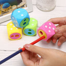 Plastic Dice Pencil Sharpener Cutter Stationery Kids School Office Handy Hot BX