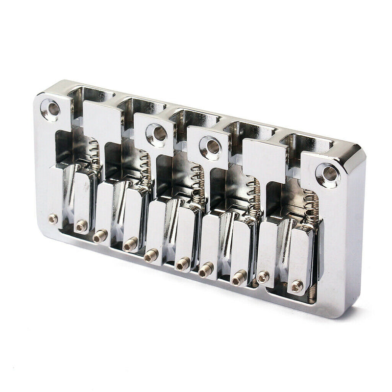 5 String Bridge for Electric Bass Guitar DIY Replacement Kits w/ Hex Wrench