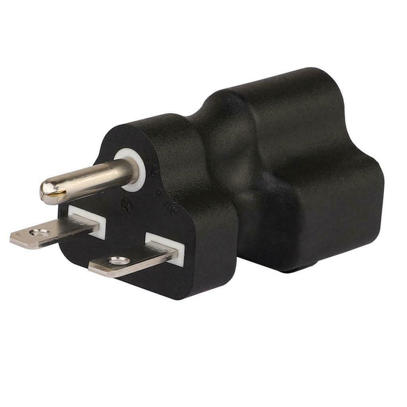 Nema 6-15P Male to 6-15R/20R Female, 15A to 20A Plug Adapter
