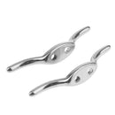 67mm Rope Cleat Stainless Steel Boat Dock Deck Marine Yacht Line Flag Anchor