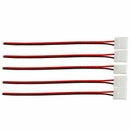 20PCS 10mm 2 Pin Single Connector Adapter cable For 5630 5050 LED Strip Lig K9X8