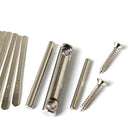 Kalimba 8 Note Keys Thumb Piano with Bridges Screws, Saddle, Replacement Kit DIY