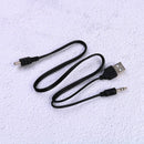 2X USB2.0 Mini B Male to A Male+ 3.5mm Audio Adapter AUX Charger Y Cable Blac Hn
