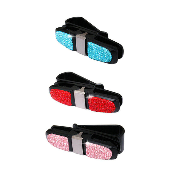 Auto Car Vehicle Sun Visor Clip Holder for Sunglasses Car Accessories Bling U8G3