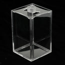 2pcs Acrylic Clear Aquarium Tropical Sea Aquatic Rumble   Small LED Tank