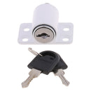 Child Safe Sliding Patio Locking Door Bolt Window Security Push Lock + Key set