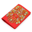 DIY Special Shaped Diamond Painting PU Leather Passport Protective Cover