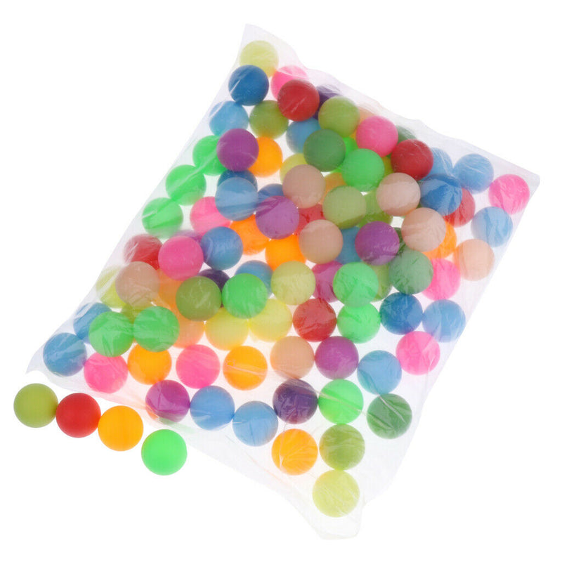 100pcs Mixed Color CAT BALLS - 40mm Plastic Table Tennis Balls - Beer pong -