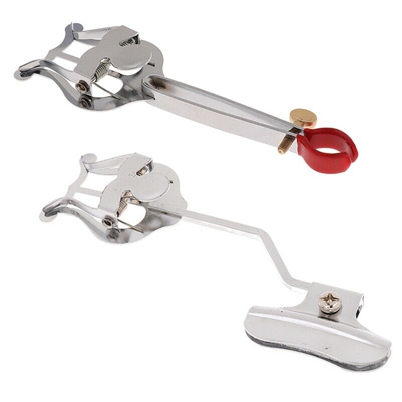 2Pcs Trumpet Trombone Marching Clamp Lyre Sheet Music Clip Stand Holder for