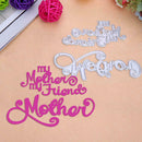 2pcs Metal Cutting Dies DIY Scrapbooking Embossing Paper Card Stencil Gift
