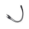 5.5x2.1mm 1Male  To 2 Female Plug DC Power Splitter Adapter For TV Camera CableJ