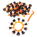50Set Tile Positioning Leveler System Kits Tile Spacer Reusable Wall Floor T BX
