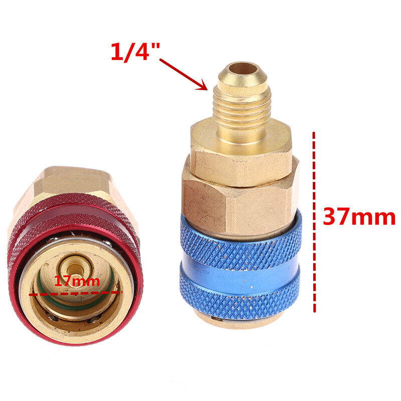 Freon R134A H/L Auto Car Air Conditioning Refrigerant Quick Coupler Connec Fh