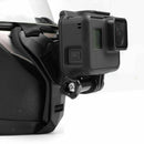 2pcs Helmet Camera Chin Holder for GoPro Hero 8 7 5 Sports Camera Blue+Black