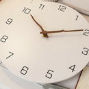 Wooden Wall Clock Simple Modern Design for Living Room Nordic Brief Wood Cl N9X6
