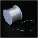 60m Stretchy Elastic Crystal String Cord Thread For Jewelry Making, White