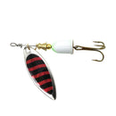 5pcs LUSHAZER Spinner Spoon Fishing Lure Hard Baits Sequins with Feather