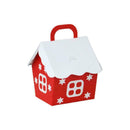 10 x Box Xmas Packaging Bag House Shape Gift Bags Christmas DIY Box Candy X4B3