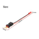 2pcs Deans T Male to Female Connector Adapter with Male JST Lead Wire 5 inch