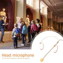 3.5mm Wired Headworn Headset Microphone Mic for Wireless Bodypack Transmitter