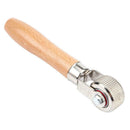 Wooden Handle Tire Patch Repair Stitcher Ball Bearing Tyre Roller Repai ZZZ