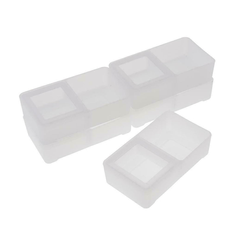 5x Double Box Turtle Basin Reptile Feeder Box Insect